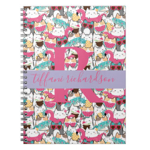 Cuaderno Kawaii Summer Cute Kitty Gats