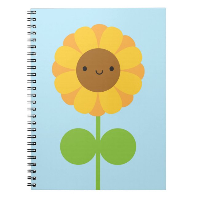 Cuaderno Kawaii Sunflower (Frente)