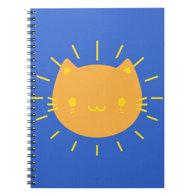 Cuaderno Kawaii Sunshine Cat (Frente)