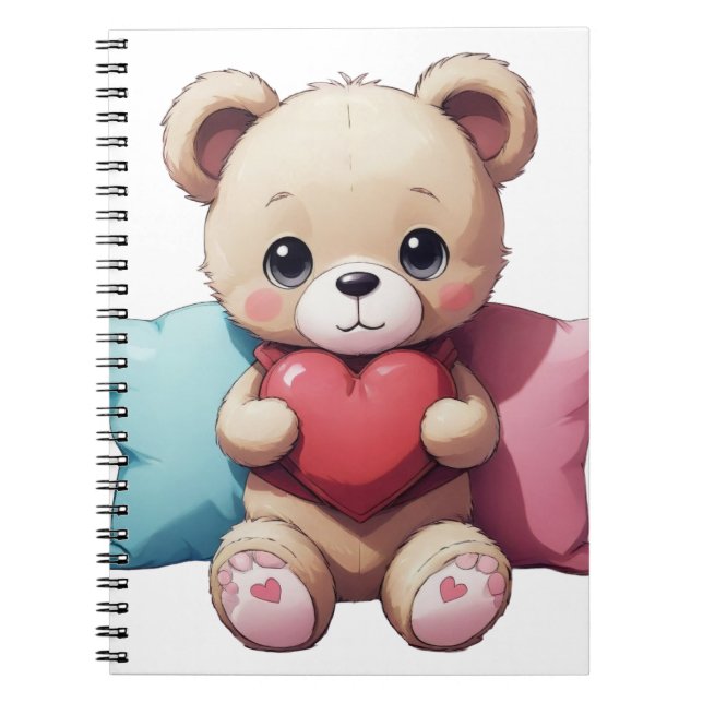 Cuaderno Kawaii Teddy Bear (Frente)