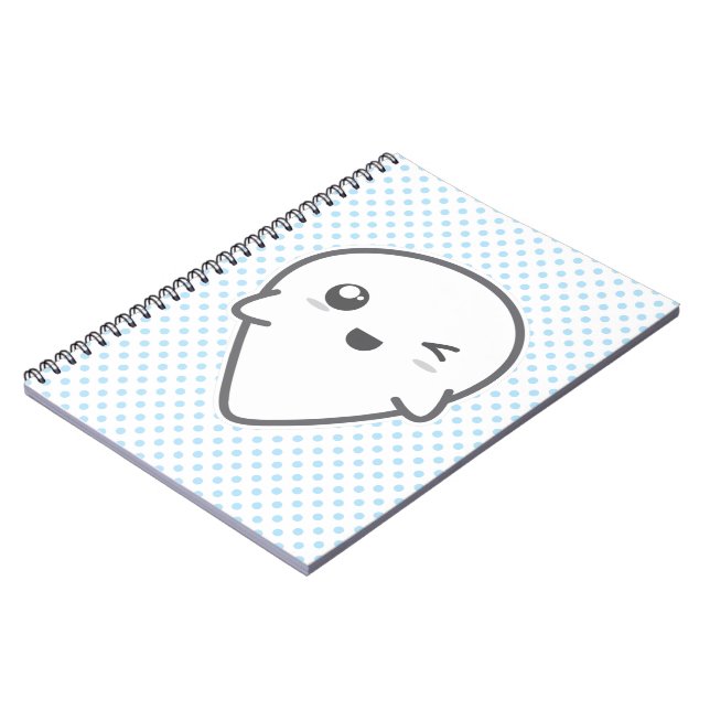 Cuaderno Kawaii Winking Ghost Notebook (Lado Izquierdo)
