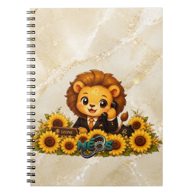 Cuaderno Kawaii Zodiac Neos Leo (Frente)