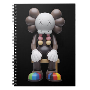 Cuaderno KAWS en el resto del bloc de notas impreso - Artis