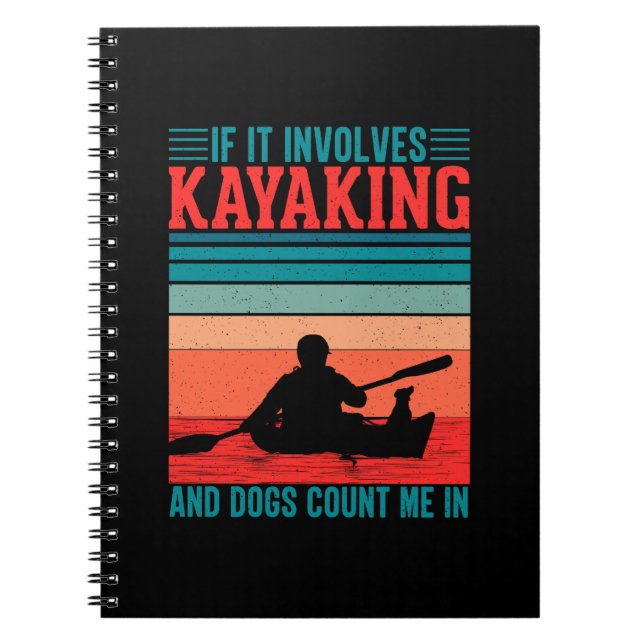 Cuaderno Kayaks y perros me cuentan (Frente)