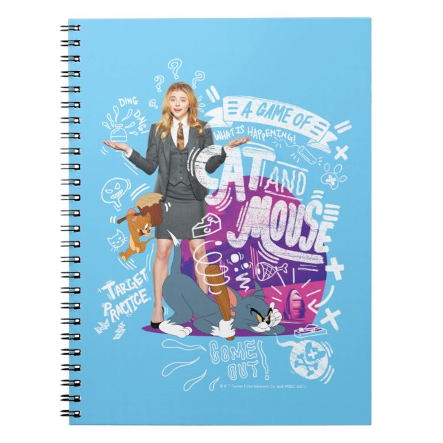 Cuaderno Kayla, Tom y Jerry - Un juego de gato y ratón (Frente)