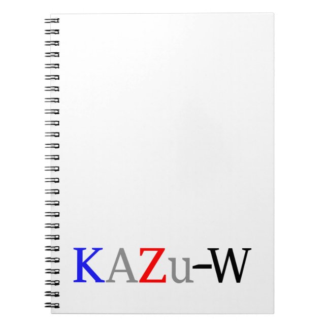 Cuaderno KAZu-W (Frente)
