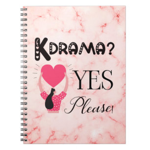 Cuaderno ¿Kdrama? ¡Sí, Por Favor! -Cuaderno de espiral