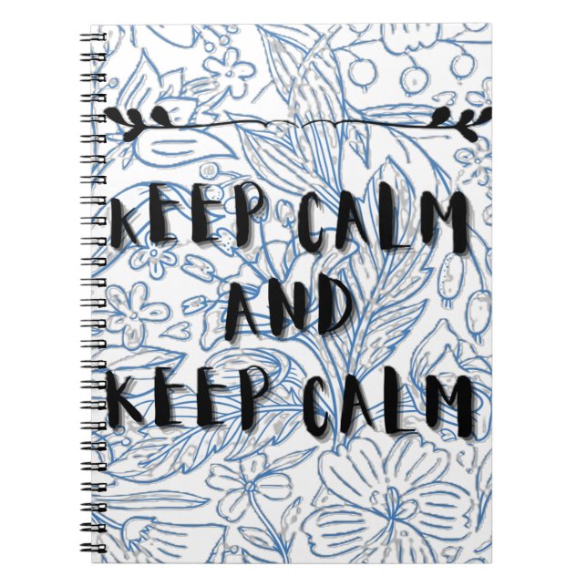 Cuaderno Keep calm and keep calm (Frente)