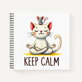 Cuaderno "Keep Calm" es gracioso de Cat Lover