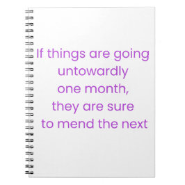 Cuaderno Keep calm, wait till next month