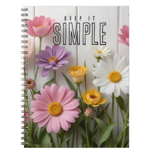 Cuaderno "Keep It Simple" Floral