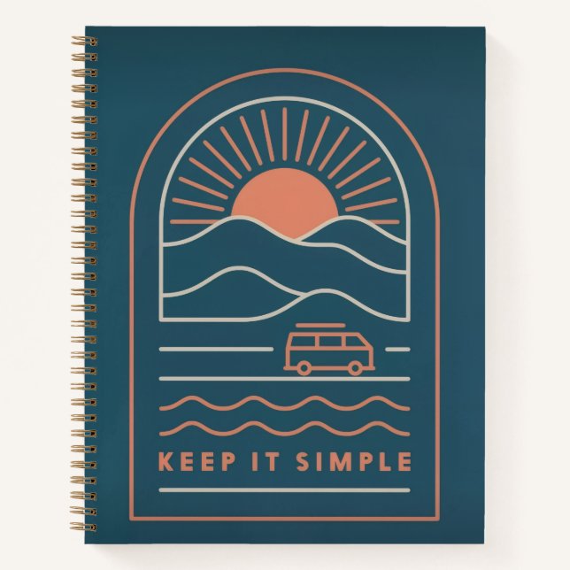 Cuaderno Keep It Simple Spiral Notebook (Anverso)