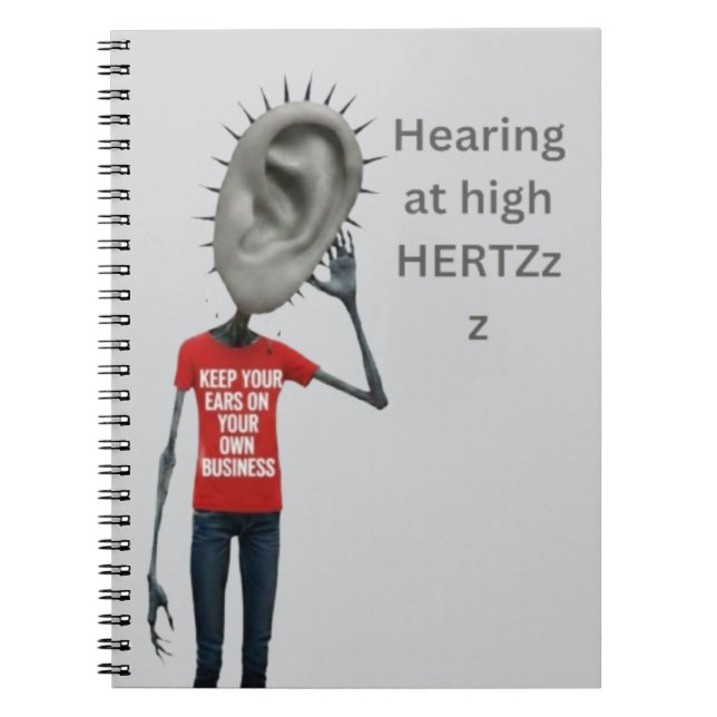 Cuaderno Keep your ears on your own business (Frente)