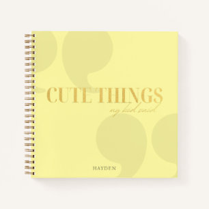 Cuaderno Keepsake de los padres: Cosas bonitas que dijo mi
