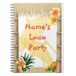 Cuaderno Keepsake Fiesta de Luau Tropical de Hawái