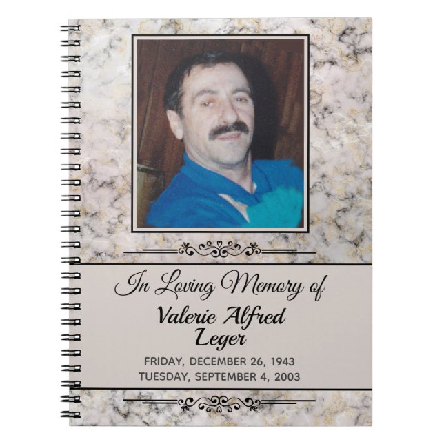 Cuaderno Keepsakes, Personalizado conmemorativo de los méri (Frente)