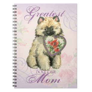Cuaderno Keeshond Heart Mom
