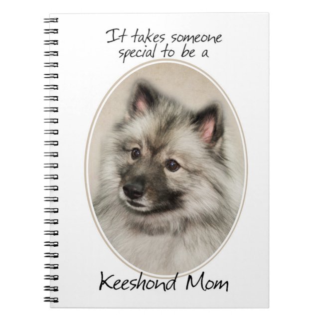 Cuaderno Keeshond Mom Notebook (Frente)