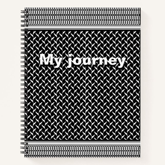 Cuaderno Keffiyeh palestino (Anverso)