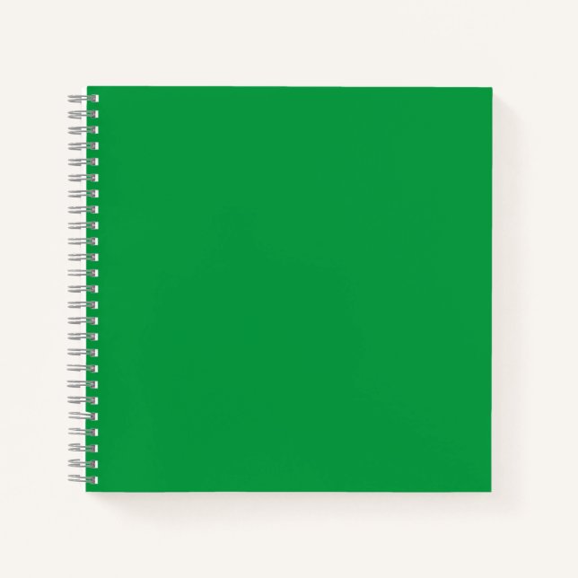 Cuaderno Kelly Green #06983E Espiral Notebook (Anverso)