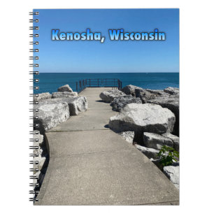 Cuaderno Kenosha, Wisconsin en el lago Michigan