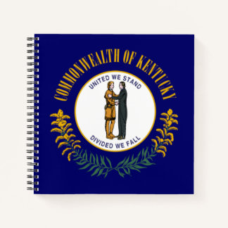 Cuaderno Kentucky: Bandera estatal de la Commonwealth de Bl