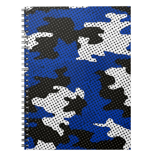 Cuaderno Kentucky Blue White Classic Camo Pattern (Frente)