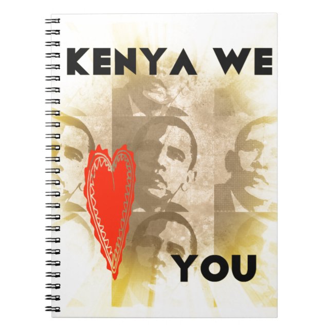 Cuaderno Kenya We Love You (Frente)