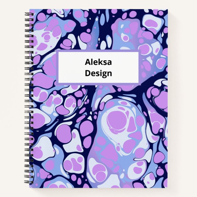 Cuaderno Kerra - Diseño moderno y líquido (Anverso)