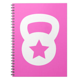 Cuaderno Kettlebell con una estrella vacía