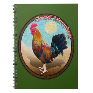 Cuaderno Key West - Oval de cosecha de gitanos Buenos días