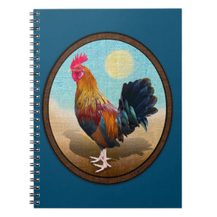 Cuaderno Key West - Óvalo de cosecha de gallos gitanos