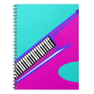 Cuaderno Keytar de Neon 80