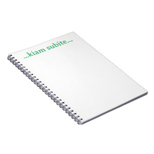 Cuaderno ...kiam subite...