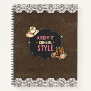 Cuaderno Kickin' it Cowgirl Style
