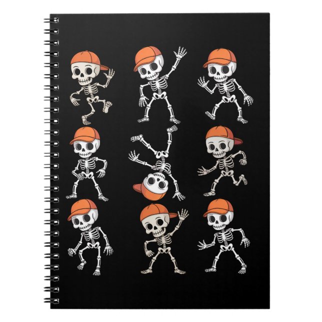 Cuaderno Kids Dancing Skeleton Halloween (Frente)