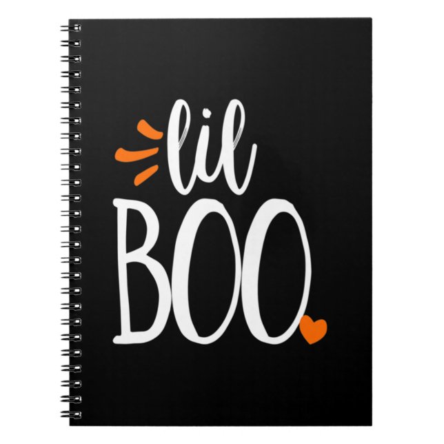 Cuaderno Kids lil boo little cute halloween ghost party (Frente)