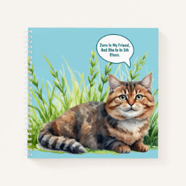 Cuaderno Kids Notebook Cat Anima Stationary Spiral Notebook