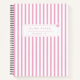 Cuaderno Kids pink minimalist Spiral Notebook