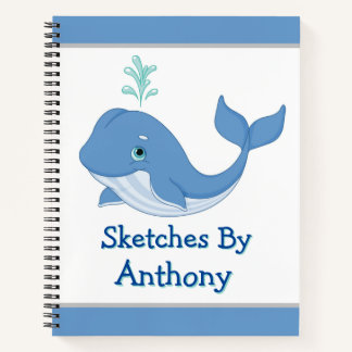 Cuaderno Kids Whale Custom Sketch