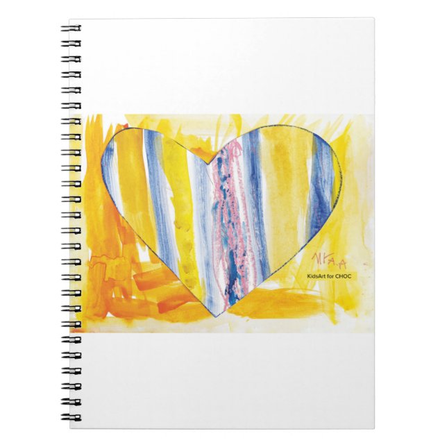 Cuaderno KidsArt para CHOC - Gran Corazón (Frente)