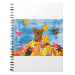 Cuaderno KidsArt para CHOC - Oso de hojas de otoño