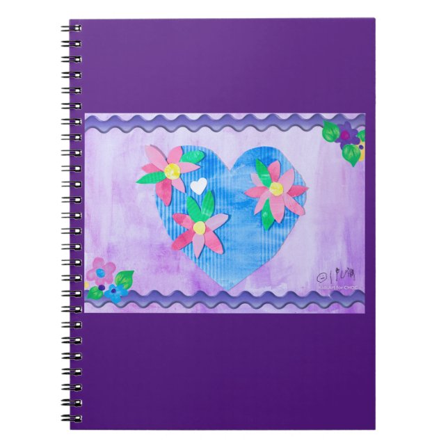 Cuaderno Kidsart para CHOC - Primavera del corazón (Frente)