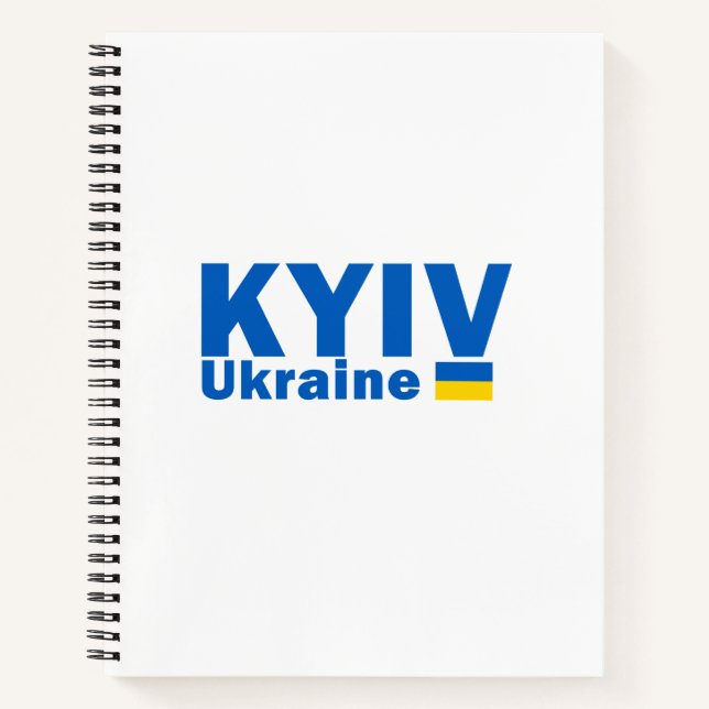 Cuaderno Kiev, bloc de notas en espiral de Ucrania (Anverso)