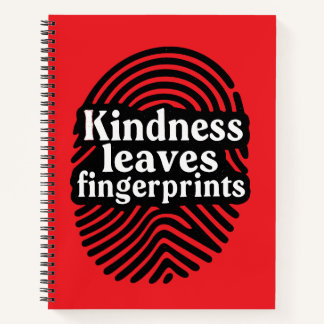 Cuaderno Kindness Leaves Fingerprints