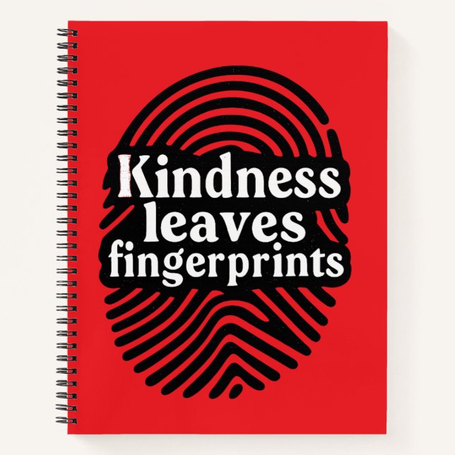 Cuaderno Kindness Leaves Fingerprints (Anverso)