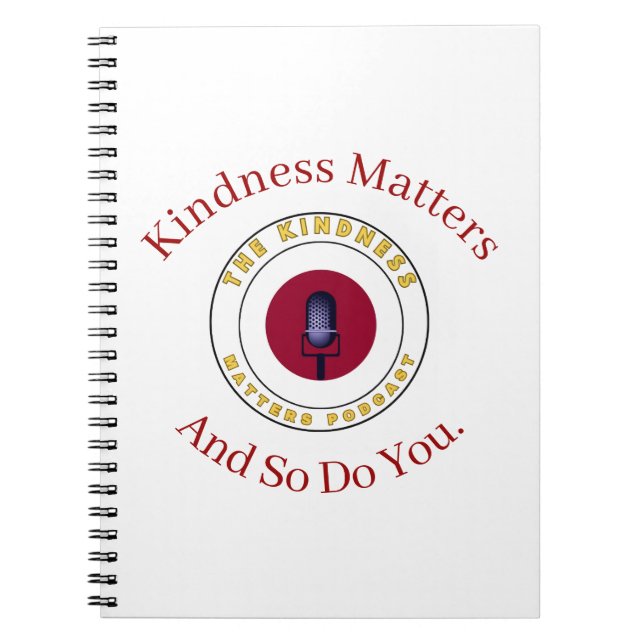 Cuaderno Kindness Matters And So Do You  (Frente)