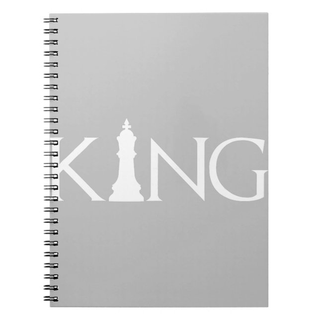 Cuaderno King Chess Piece Halloween Disfraces de ajedrez Lo (Frente)