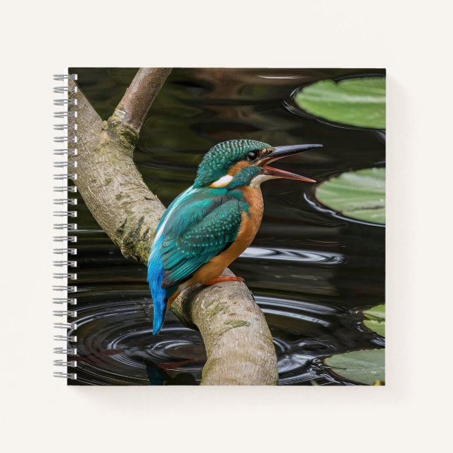 Cuaderno Kingfisher Bird (Anverso)