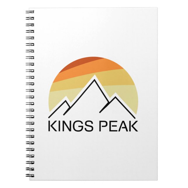 Cuaderno Kings Peak Utah Retro (Frente)